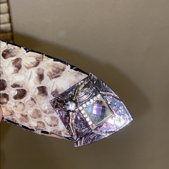 Python belt with rhinestone very sparkling - Picture 4 of 6